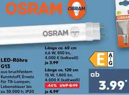 Kaufland OSRAM LED-Röhre G13 Angebot