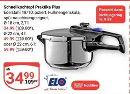 Globus ELO Schnellkochtopf Praktika Plus Angebot