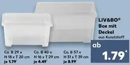 Kaufland LIV&BO Box mit Deckel Angebot