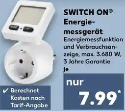 Kaufland SWITCH ON Energiemessgerät Angebot