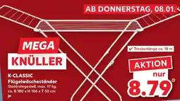 Kaufland K-CLASSIC Flügelwäscheständer Angebot