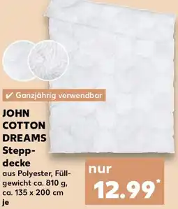 Kaufland JOHN COTTON DREAMS Steppdecke Angebot