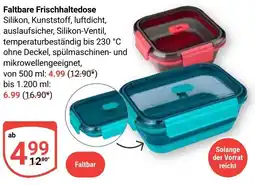 Globus Faltbare Frischhaltedose Angebot