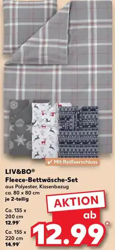 Kaufland LIV&BO Fleece-Bettwäsche-Set Angebot