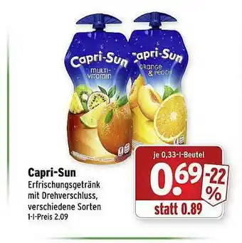 Wasgau Capri-sun Angebot