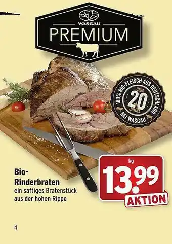 Wasgau Bio-rinderbraten Angebot