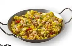 Scheck-in-Center Paella Angebot