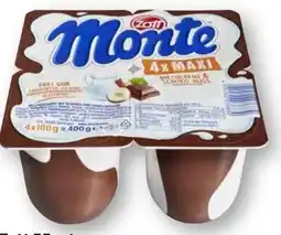 Scheck-in-Center Zott Monte Maxi Schoko Angebot