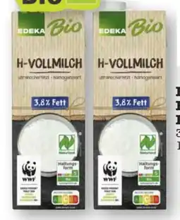 Scheck-in-Center Edeka Bio H-Milch Angebot