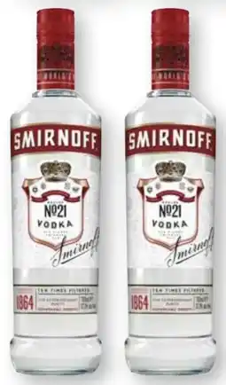Scheck-in-Center Smirnoff Vodka Angebot