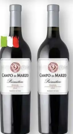 Scheck-in-Center Campo di Marzo Primitivo Angebot