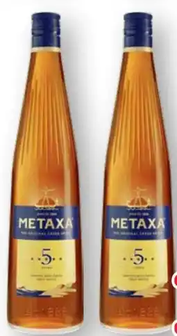 Scheck-in-Center Metaxa 5 Stern Brandy Angebot
