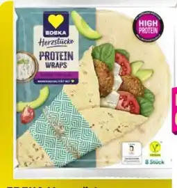 Scheck-in-Center Edeka Herzstücke Protein Wraps Vegan Angebot