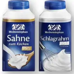 Scheck-in-Center Weihenstephan Sahne zum Kochen Angebot