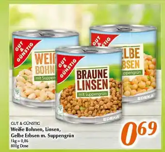 inkoop Gut & Günstig Weiße Bohnen Linsen Gelbe Erbsen M. Suppengrün Angebot