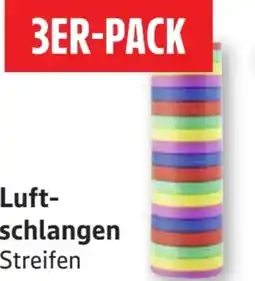 Scheck-in-Center Luftschlangen Angebot