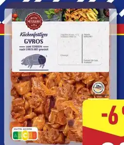 Aldi Nord Meine Metzgerei Schweine-Gyros Angebot
