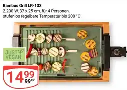 Globus JUST VEGAN Bambus Grill LR-133 Angebot