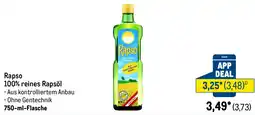 METRO Rapso 100% reines Rapsöl Angebot