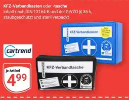 Globus cartrend KFZ-Verbandkasten oder -tasche Angebot