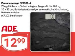 Globus ADE Personenwaage BE2306-4 Angebot