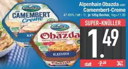 E-Center Alpenhain Obazda oder Camembert-Creme Angebot