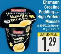 E-Center Ehrmann Creatine Pudding oder High Protein Mousse Angebot