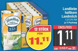 E-Center Landliebe haltbare Landmilch Angebot