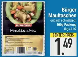 E-Center Bürger Maultaschen Angebot