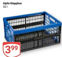 Globus Alpfa Klappbox 32L Angebot