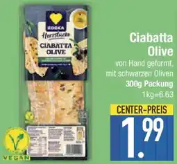 E-Center Edeka Herzstücke Ciabatta Olive Angebot