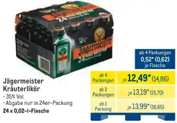 METRO Jägermeister Kräuterlikör Angebot