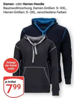 Globus Damen- oder Herren-Hoodie Angebot