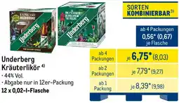 METRO Underberg Kräuterlikör Angebot
