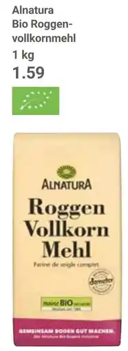 Globus Alnatura Bio Roggenvollkornmehl Angebot