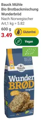 Globus Bauck Mühle Bio Brotbackmischung Wunderbröd Angebot