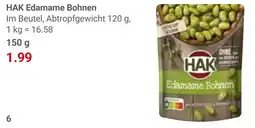 Globus HAK Edamame Bohnen Angebot