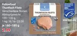 Globus Followfood Thunfisch Filets Angebot
