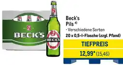 METRO Beck's Pils Angebot