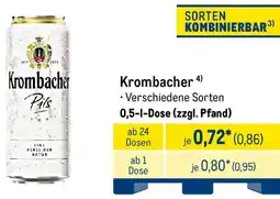 METRO Krombacher Angebot
