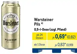 METRO Warsteiner Pils Angebot
