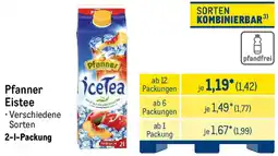 METRO Pfanner Eistee Angebot