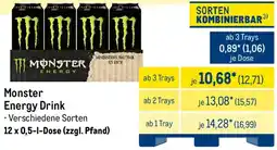 METRO Monster Energy Drink Angebot