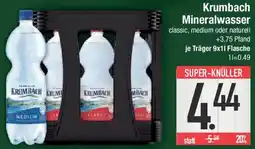 E-Center Krumbach Mineralwasser Angebot