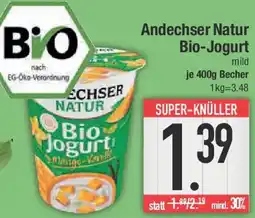 E-Center Andechser Natur Bio-Jogurt Angebot