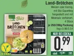 E-Center Edeka Bio Land-Brötchen Angebot