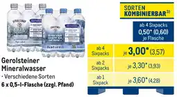 METRO Gerolsteiner Mineralwasser Angebot