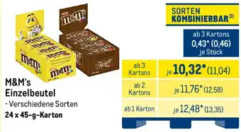 METRO M&M's Einzelbeutel Angebot