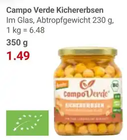 Globus Campo Verde Kichererbsen Angebot