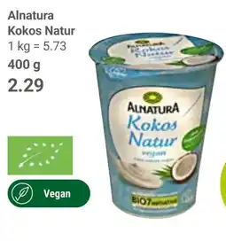 Globus Alnatura Kokos Natur Angebot